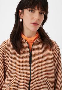 Куртка-бомбер AUS BOUCLÉ comma casual identity, абрикос