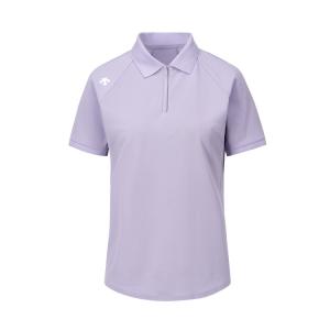 Женская поло с коротким рукавом Training Series DESCENTE, сирень
