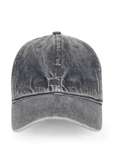 Бейсболка с вышитым логотипом ANINE BING, серый