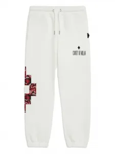 Спортивные брюки с геометричным принтом County Of Milan, кремовый