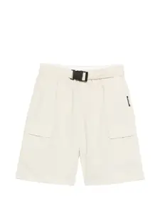 Шорты с карманами карго и ремнем с пряжкой Just Cavalli, бежевый