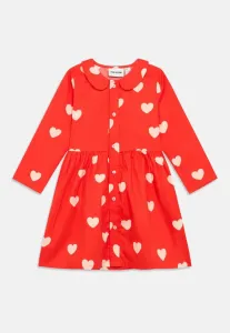 Платье с плетением в виде сердечек, повседневное платье Mini Rodini, Red