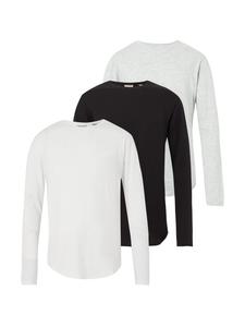 Only & Sons Футболка 'ONSMATT' в крапчатом сером, черном, белом