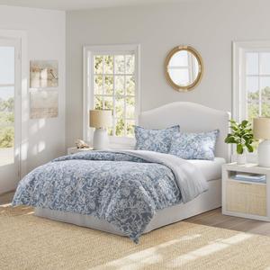 Синий комплект пододеяльников Nautica Tortola Twin, цвет Wintersky