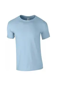 Мягкая футболка кольцевого прядения Gildan, синий