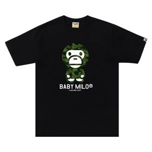 Футболка BAPE Color Camo Baby Milo, черный/зеленый