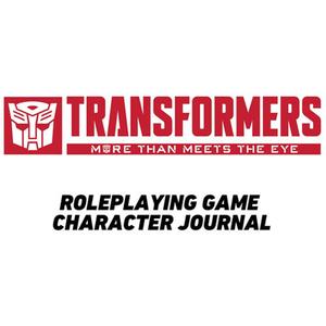 Книга Transformers Rpg Character Journal