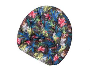 Подушка сиденья для подвесного стула, подушка для кресла-качели, сменная подушка, сменная подушка, из 2 частей, подушка для качелей, подвесные качели из ротанга, подушка для спины, разноцветные листья Stanislaw Jurga