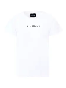 Футболка с логотипом John Richmond Junior, белый