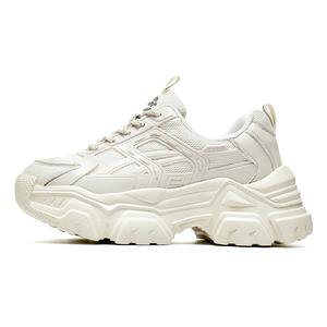 Низкие массивные кроссовки женские AOKANG, Pearl Beige[Standard Sports Shoe Size]