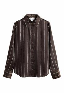 Блуза Next PETITE FIT- LONG SLEEVE , Chocolate Brown Stripe/Dark Brown