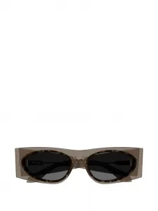 Геометрические солнцезащитные очки с логотипом Alaia, бежевый