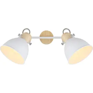 Потолочный светильник WIHO E27 1 шт. Потолочный спот/под дерево/коридор/гостиная Globo Lighting, белый