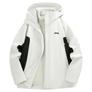 Куртка-ветровка мужская Jeep, имбирно-желтый/черный