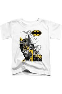 Футболка с коротким рукавом Batman Long Live для детей Gildan, белый