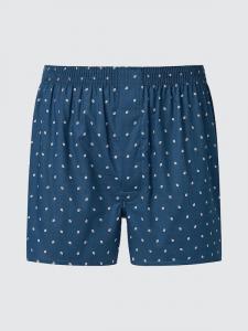 Тканые трусы (гербовый узор) Uniqlo, 67 blue