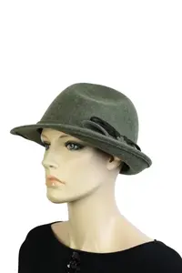 Традиционная шляпа Allgäu Rebell "Охотник" (1 штука), производство Италия, зеленый