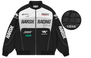 HARSH AND CRUEL Куртка Unisex, Black (Lining Padded)