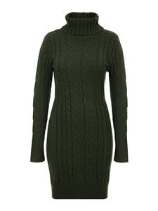 Imily Bela Вязаное платье в зеленом цвете