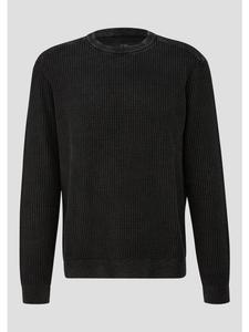 Вязаный свитер в цвете 9999_черный QS