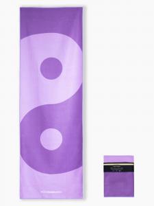 Woodsandwaves Коврик 'Инь Ян' в крапчатом фиолетовом