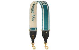 Вышитая лямка для сумки женская глубокий морской синий DIOR