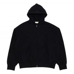 Худи Fear of God Essentials Classic Full Zip-Up Hoodie 'Jet Black'