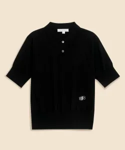 Хлопковый поло с логотипом BB