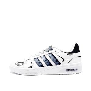 Adidas Neo Courtbeat Move With Ease износостойкие и легкие низкие кроссовки для скейтбординга Unisex Black White