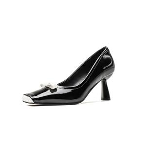 Туфли на высоком каблуке 6 см, женские Beijiani, Patent Leather Black