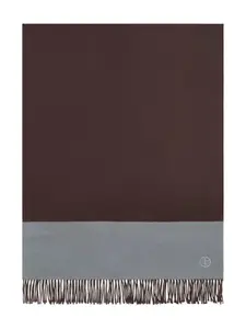 Кашемировый шарф Giorgio Armani, коричневый