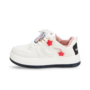 RUN MANNER Низкие женские кроссовки для скейтбординга, белые, розовые