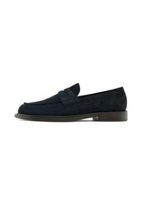 Лоферы Massimo Dutti SPLIT PENNY LOAFERS, Mottled Dark Blue