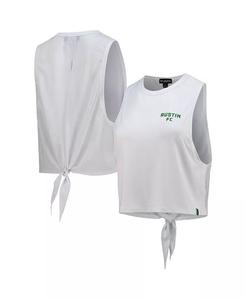 Женская белая майка Austin FC с закручивающейся спинкой The Wild Collective