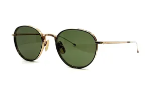 THOM BROWNE Пантосы в оправе Солнцезащитные очки, Gold