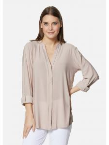 MADELEINE Длинная рубашка с тонкой перламутровой отделкой