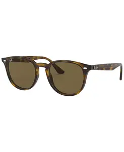 Солнцезащитные очки Low Bridge Fit, модель RB4259F Ray-Ban, коричневый