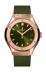 Часы classic fusion king gold green 33 мм Hublot