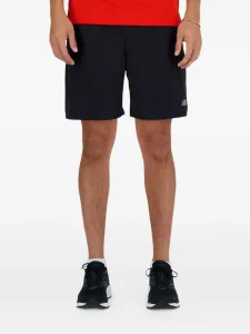 Шорты с логотипом New Balance, черный