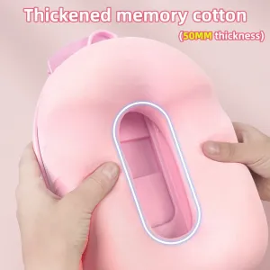 Подушка NBX для обеденного перерыва, рабочего стола, сна, студенческого офиса, поддержка головы, регулируемая высота и угол наклона, мягкая подушка, съемная наволочка Bisofice