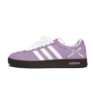 Adidas Neo Кроссовки для скейтбординга VL Court Lifestyle, унисекс, низкие, белые, фиолетовые