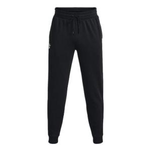 Брюки curry fleece sweatpants 'black' Under Armour, черный
