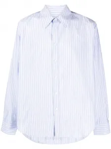 Рубашка в полоску Martine Rose, синий