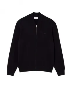 Черная толстовка на молнии, осень-зима 2025 Lacoste, черный