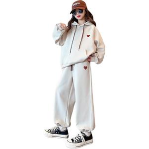 Повседневная спортивная одежда для подростков весна-осень Disney, Wheat Apricot Fleece-Lined