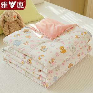 Yalu Одеяло летнее тонкое 200х230 см, ткань с эффектом охлаждения, рисунок Gray Cute Puppy, машинная стирка