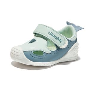 Детские низкие кеды GINOBLE, Grey синий/светло-синий