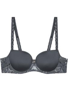 Бюстгальтер TRIUMPH  Wild Iris Florale, антрацит