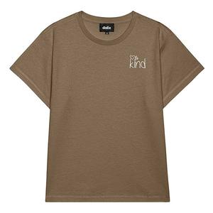 Женская футболка Be Kind с высокой талией Dalix, Latte