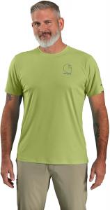 Легкая мужская футболка Carhartt Force Sun Defender с коротким рукавом и графическим логотипом, Algae Green